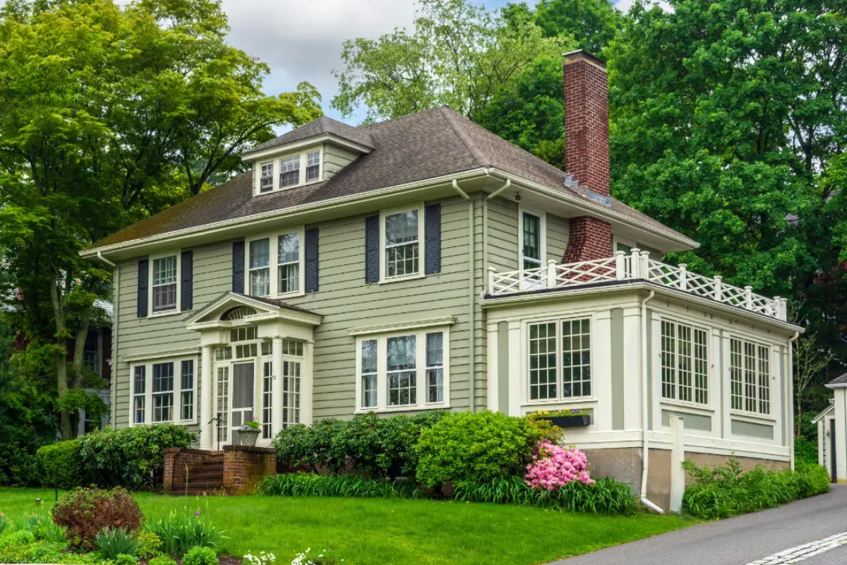 A well-maintained old home