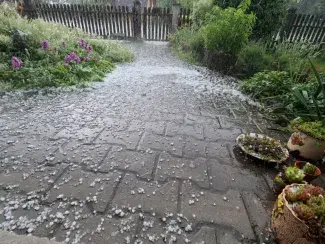 Hail storm