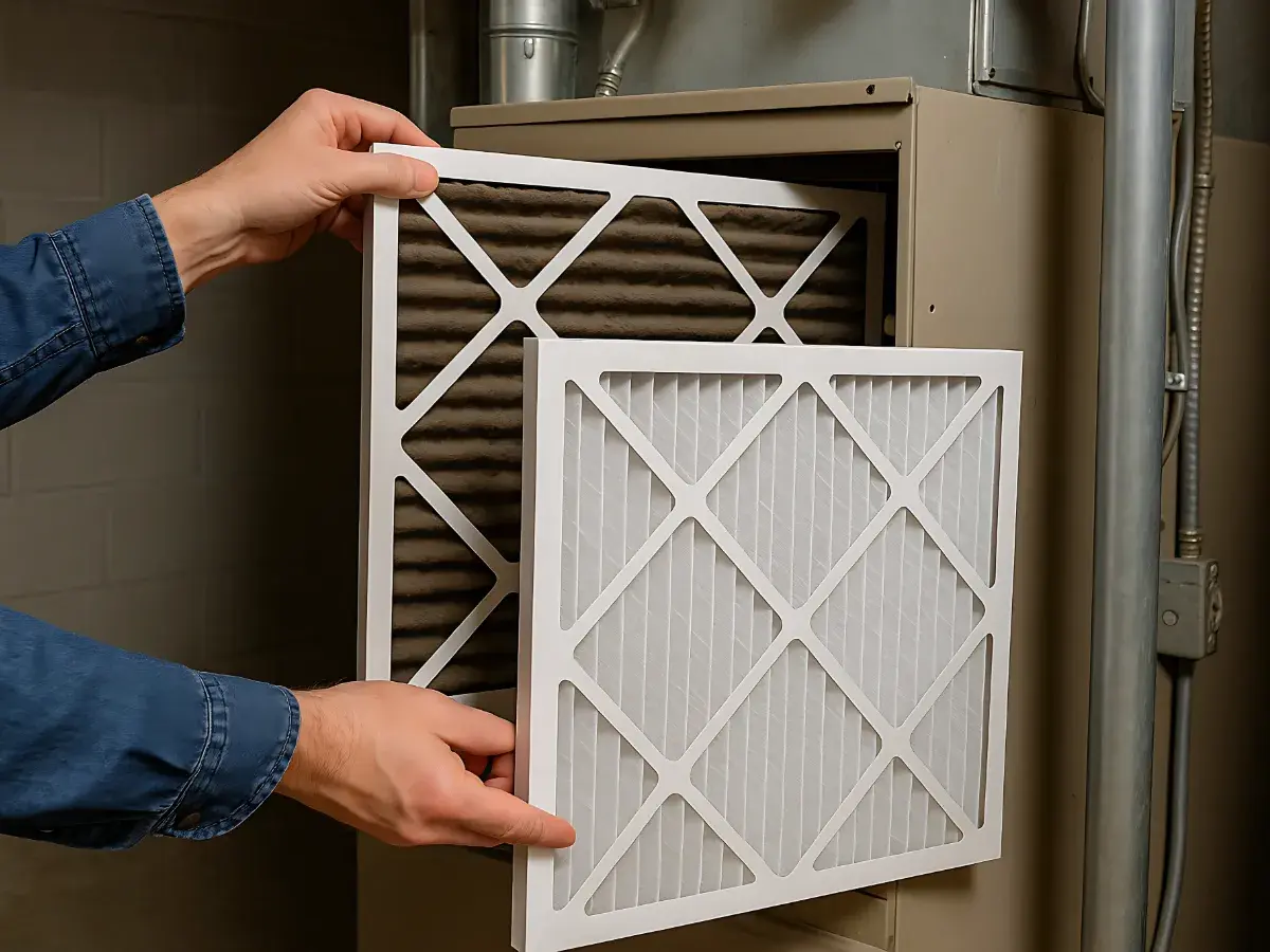 Changing HVAC Air Filter