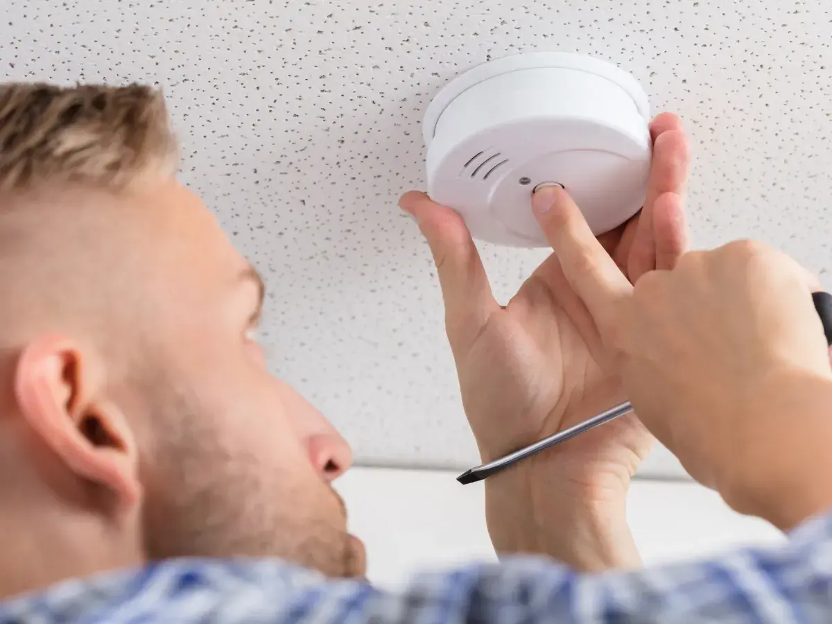 Smoke detector test